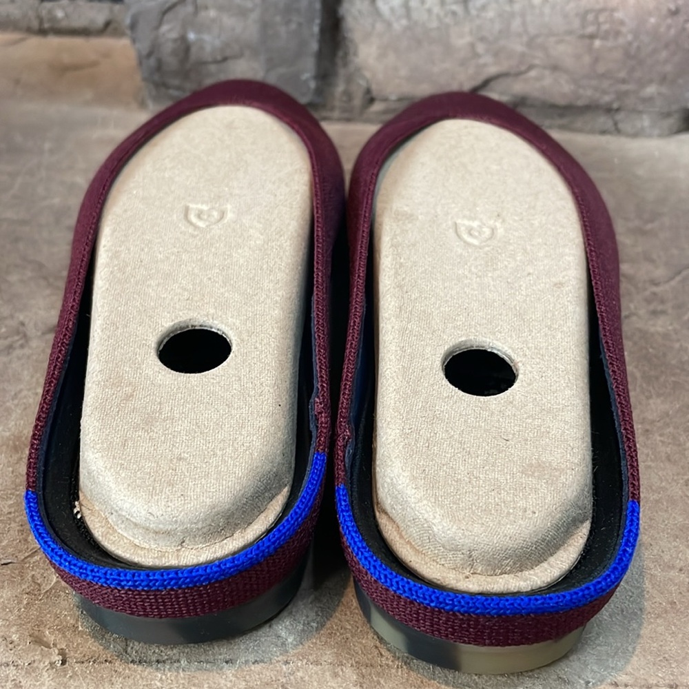 🤩Rothy’s Almond Toe Demi’s🤩 NEW BLACK CHERRY - Picture 5 of 8